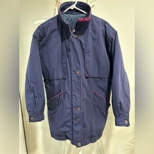 Vintage Current Seen Quilted Jacket Womens Size medium Winter Coat Outerwear